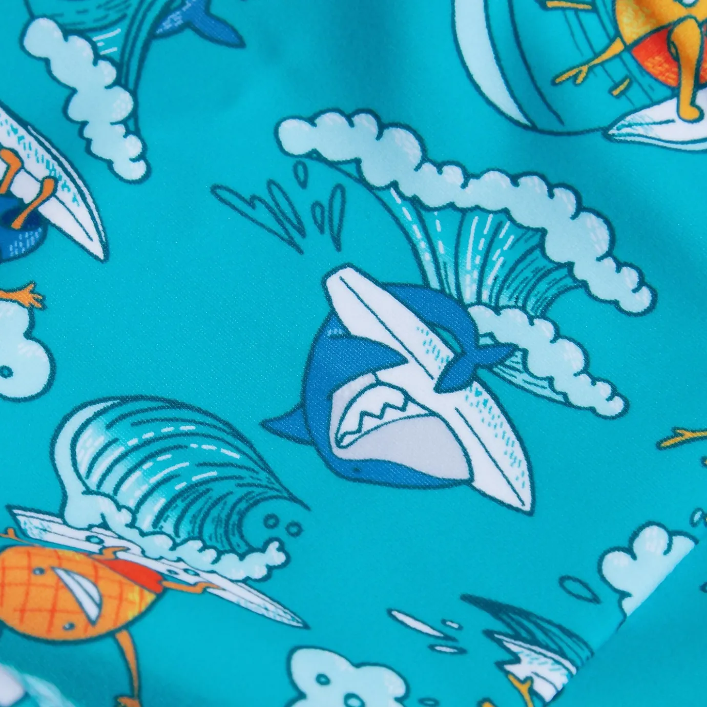 Infant Boys' Short Sleeve Printed Rash Top Set Blue/Yellow*Speedo Cheap