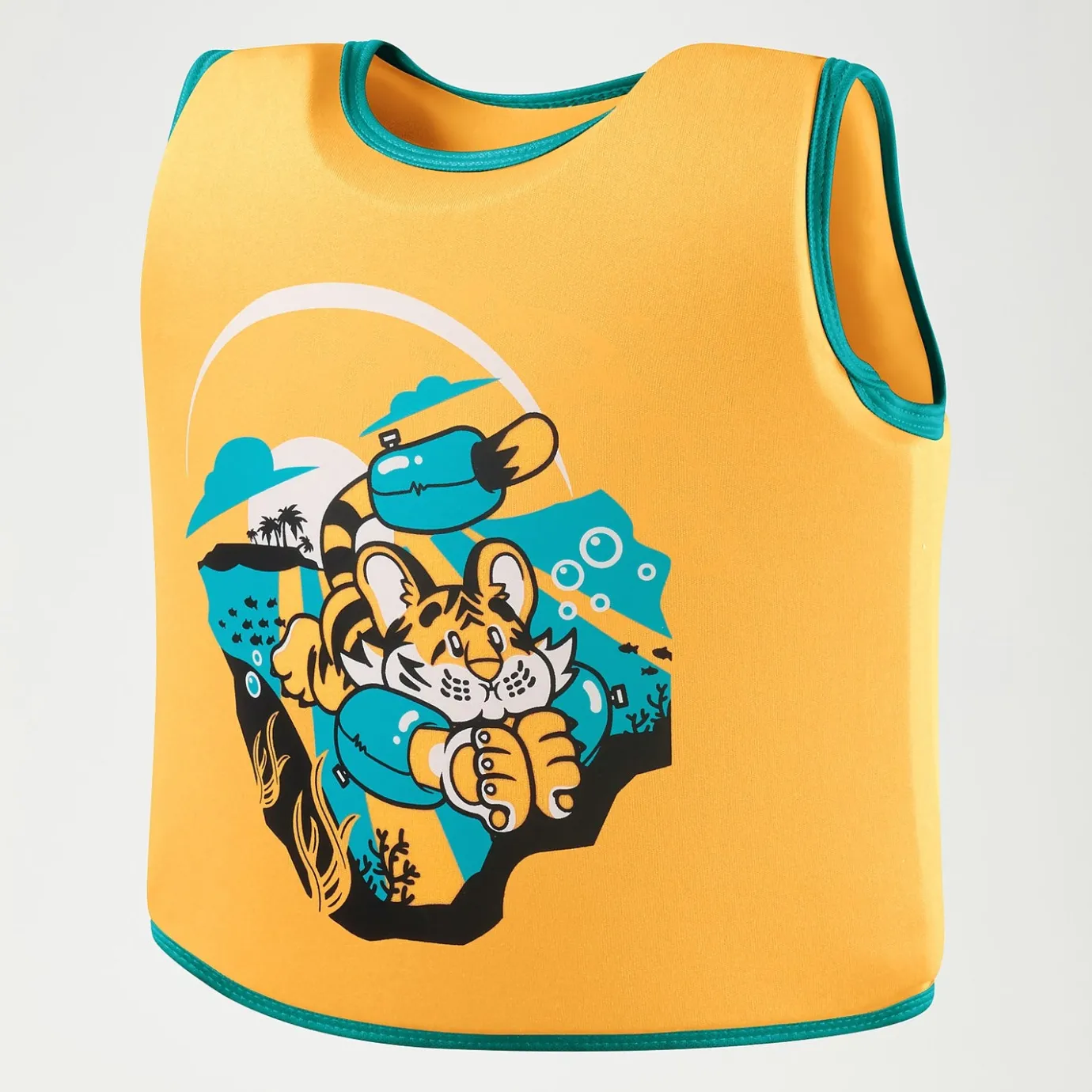 Infant Learn to Swim Aanadi Bengali Tiger Cub Float Vest Orange*Speedo Best