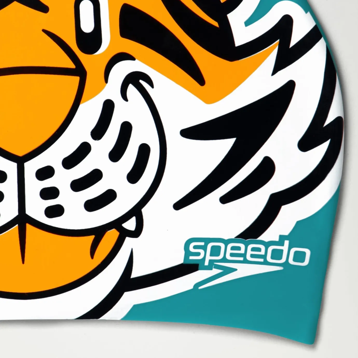 Infant Learn to Swim Aanadi Tiger Cub Cap Orange*Speedo Shop