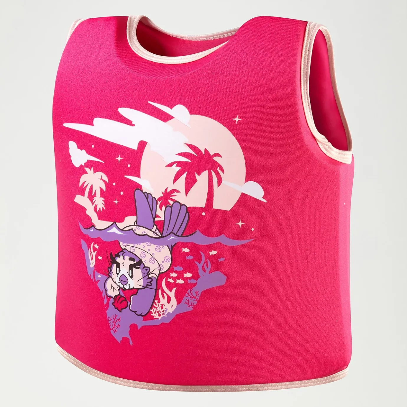 Infant Learn to Swim Aria Sea Otter Float Vest Pink*Speedo Hot
