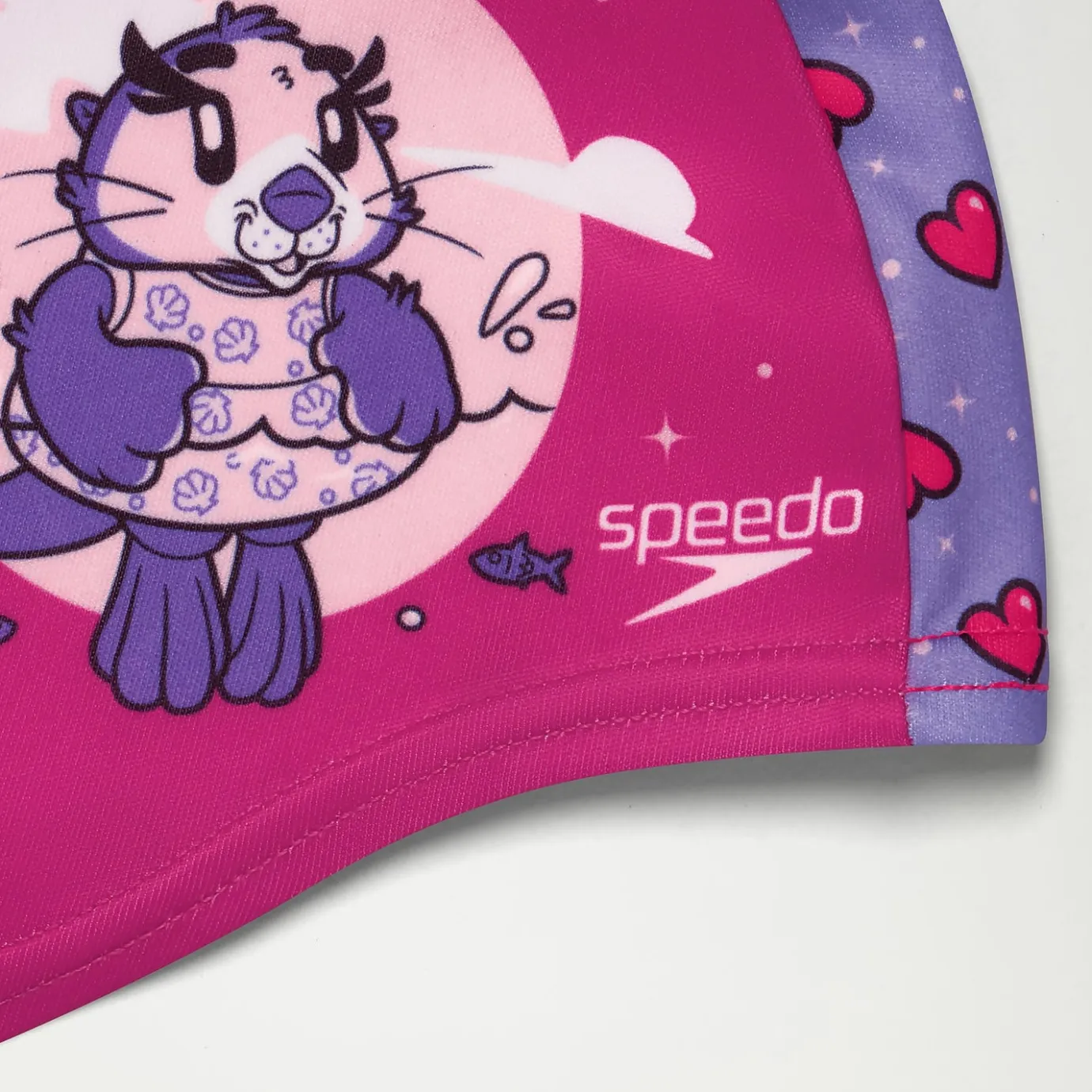 Infant Learn to Swim Aria Sea Otter Polyester Cap Pink*Speedo Outlet