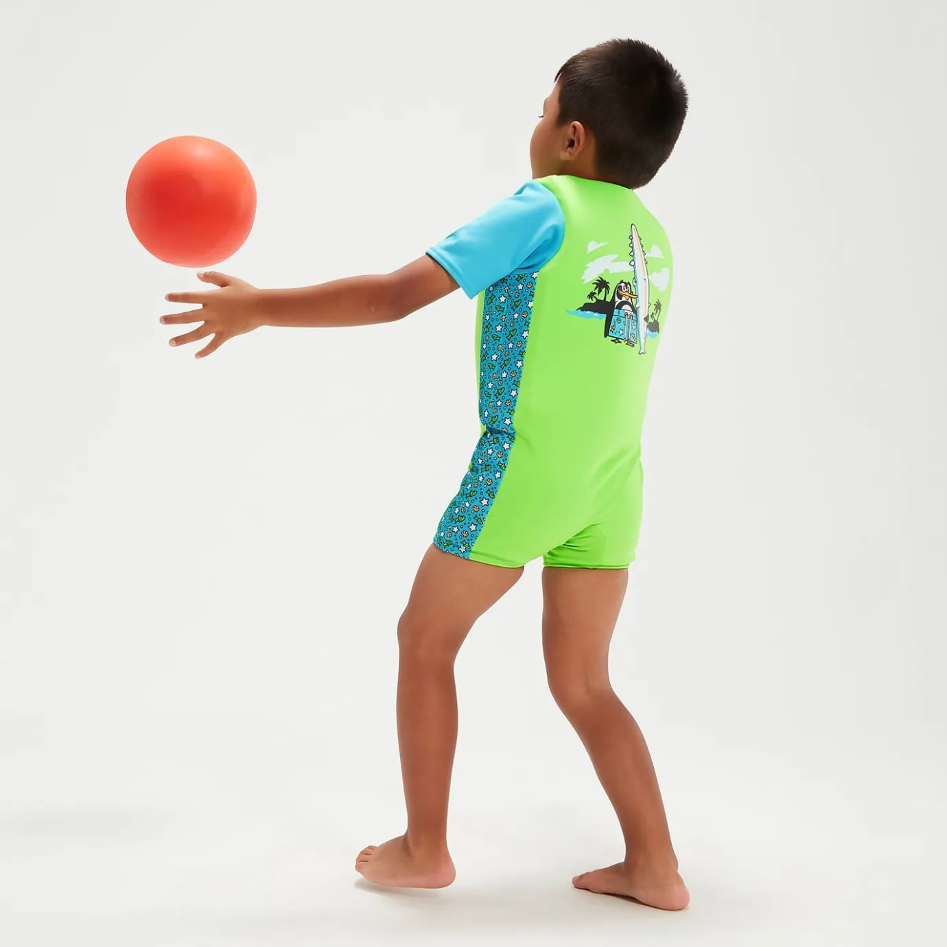 Infant Learn to Swim Chima African Penguin Float Suit Green*Speedo Shop