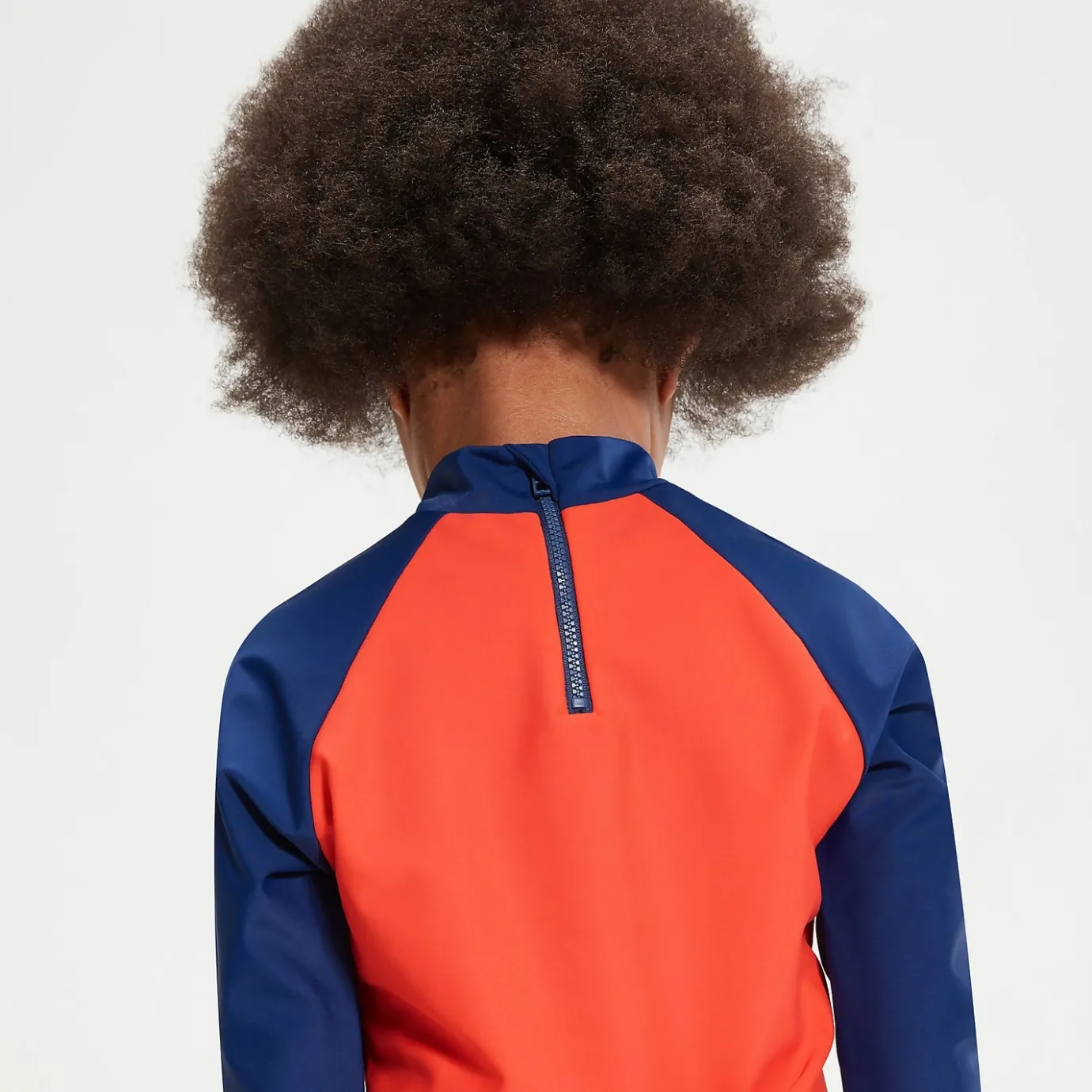 Infant Unisex Learn To Swim Essential Rash Top Blue/Coral*Speedo Online