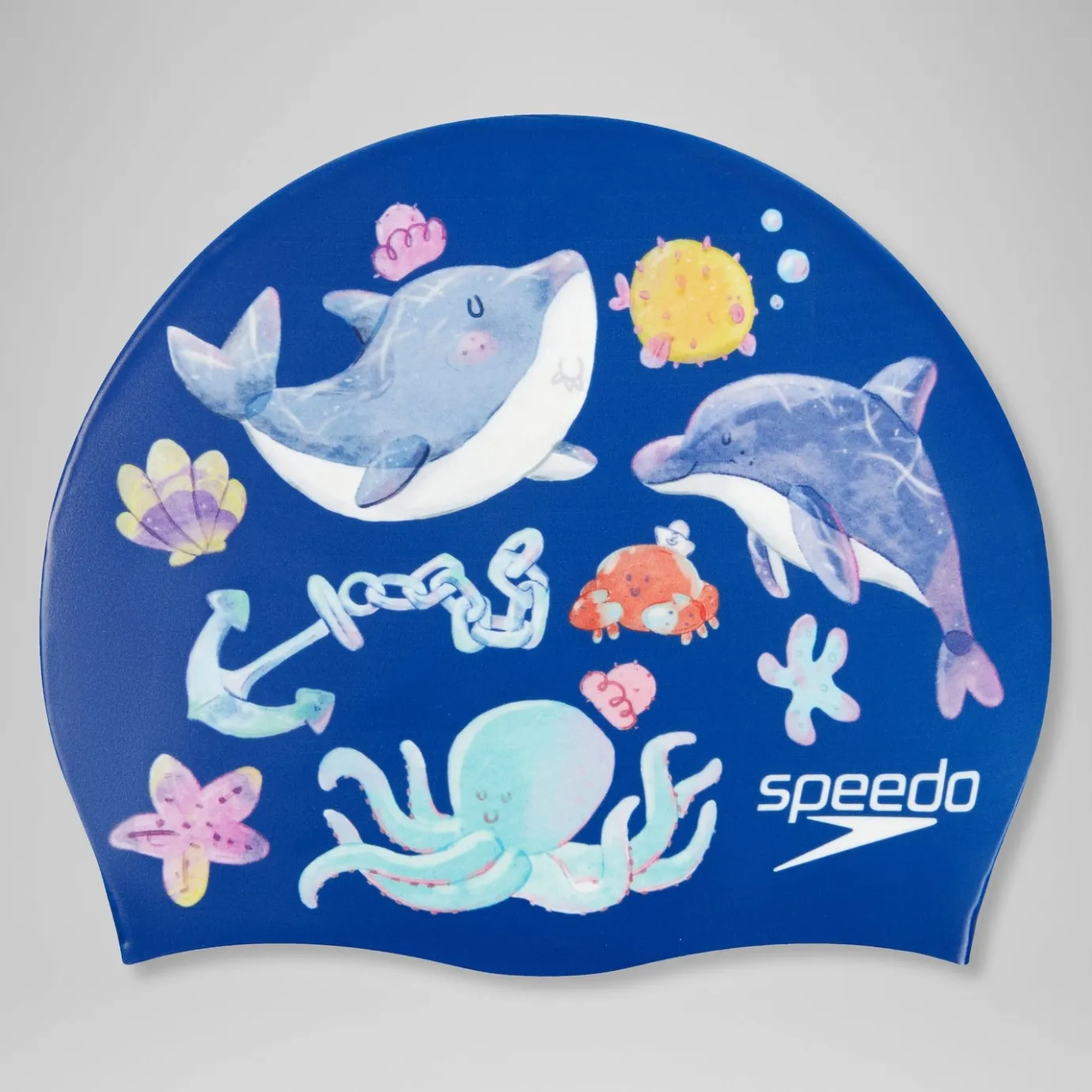 Junior Digital printed Cap Blue*Speedo Discount