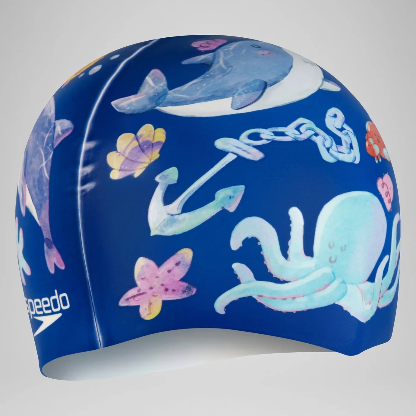 Junior Digital printed Cap Blue*Speedo Discount