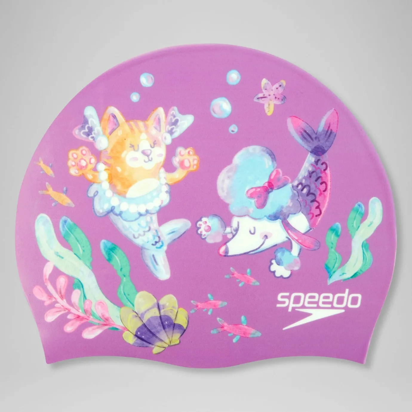 Junior Digital Printed Cap Pink*Speedo Clearance