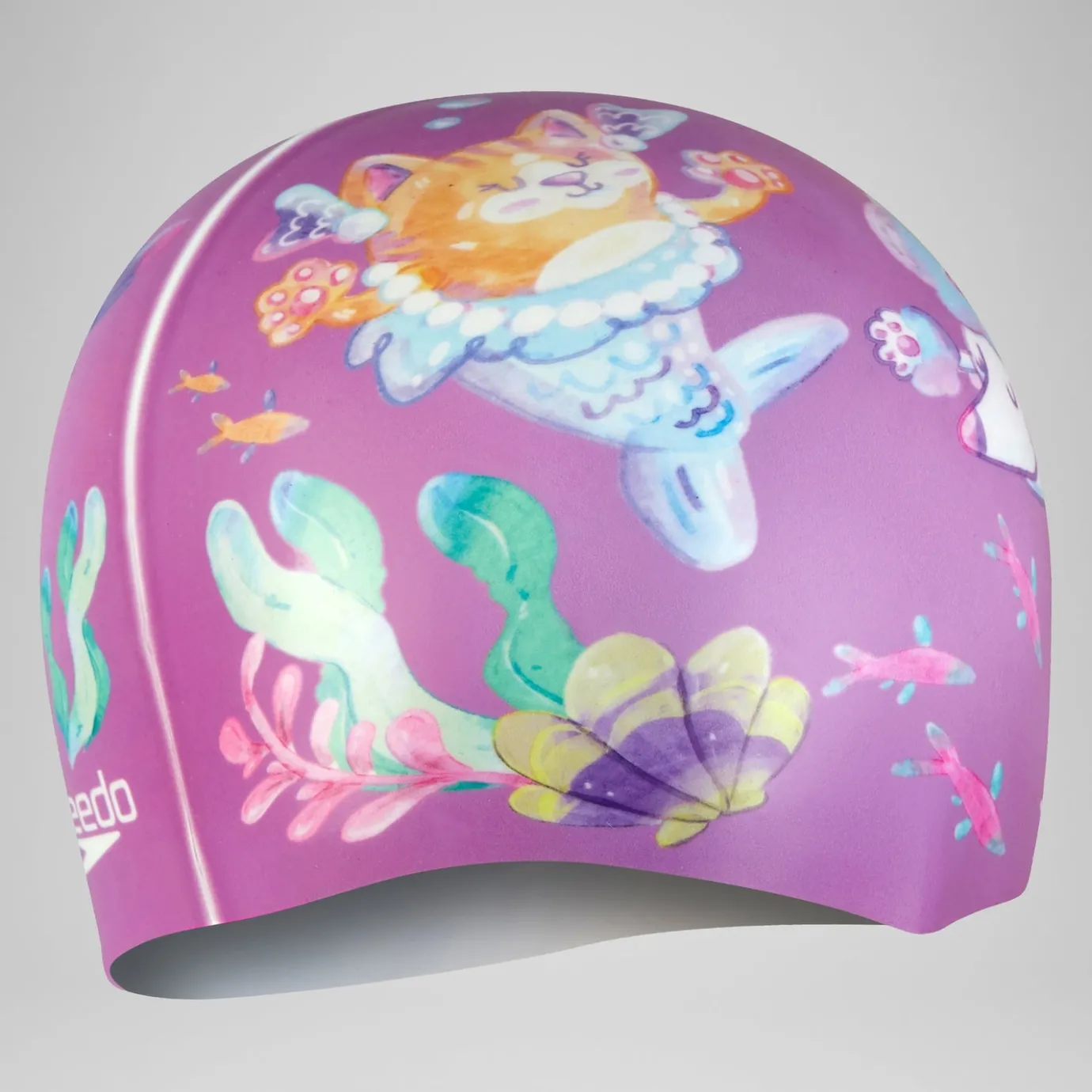 Junior Digital Printed Cap Pink*Speedo Clearance
