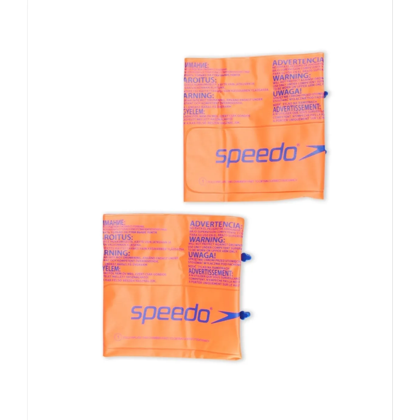 Junior Roll Up Armbands Orange*Speedo New
