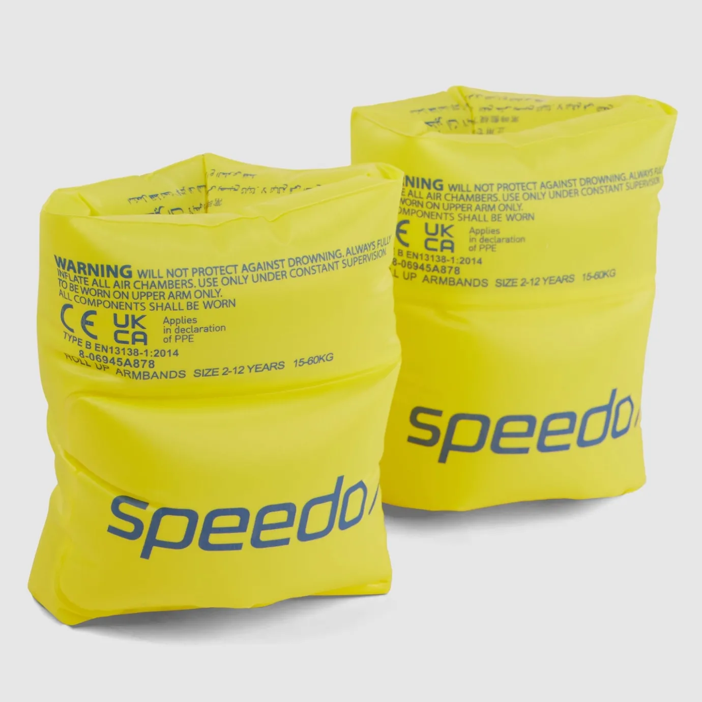 Junior Roll Up Armbands Yellow*Speedo Discount