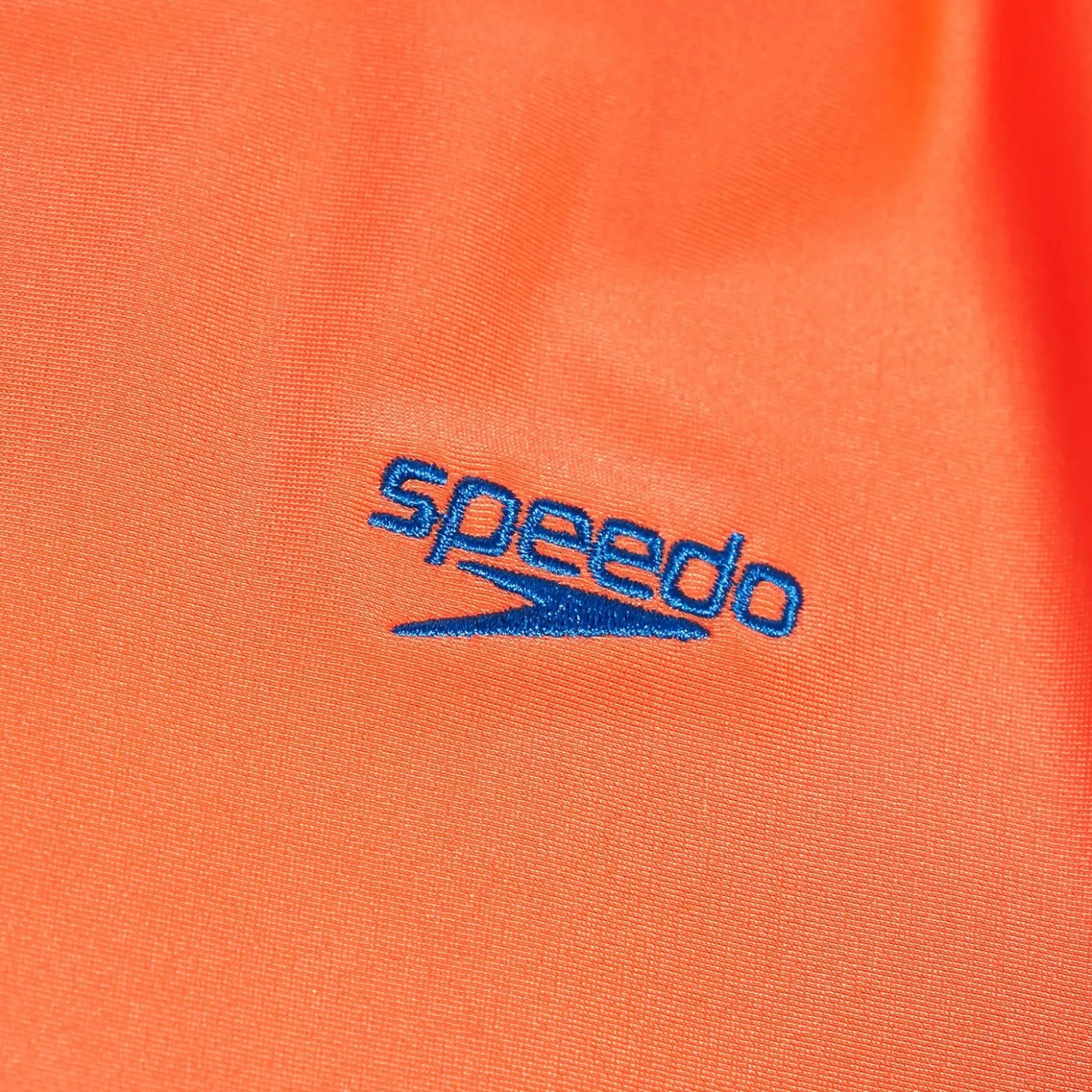 Junior Unisex Hooded Long Sleeve Rash Top Orange/Blue*Speedo Sale
