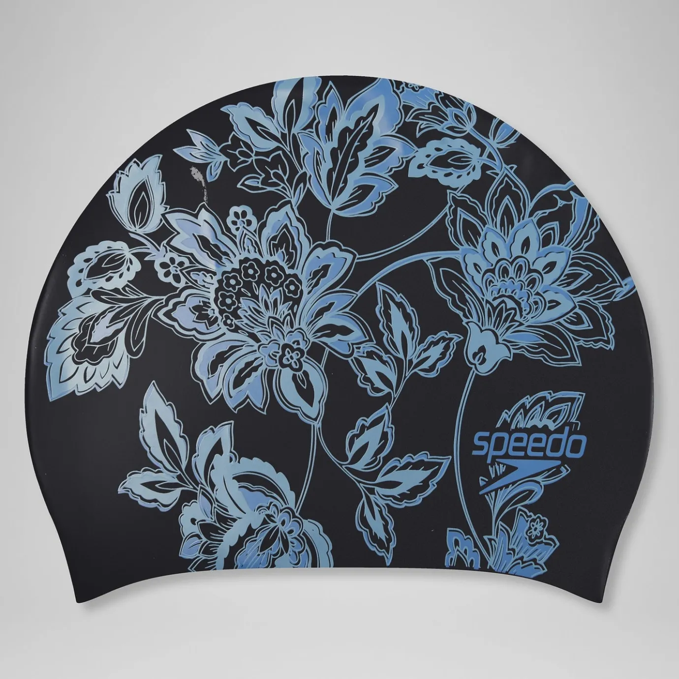 Long Hair printed Cap Black/Blue*Speedo Cheap