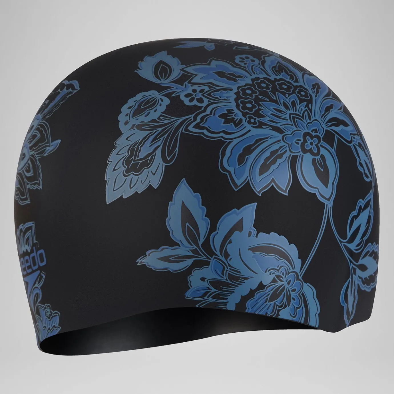 Long Hair printed Cap Black/Blue*Speedo Cheap