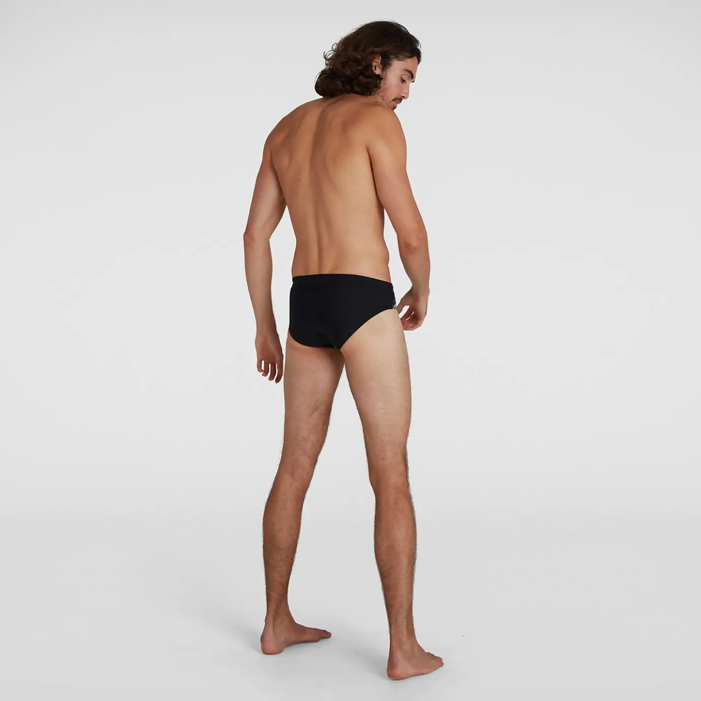 Men's Allover 7cm Brief Black*Speedo Outlet