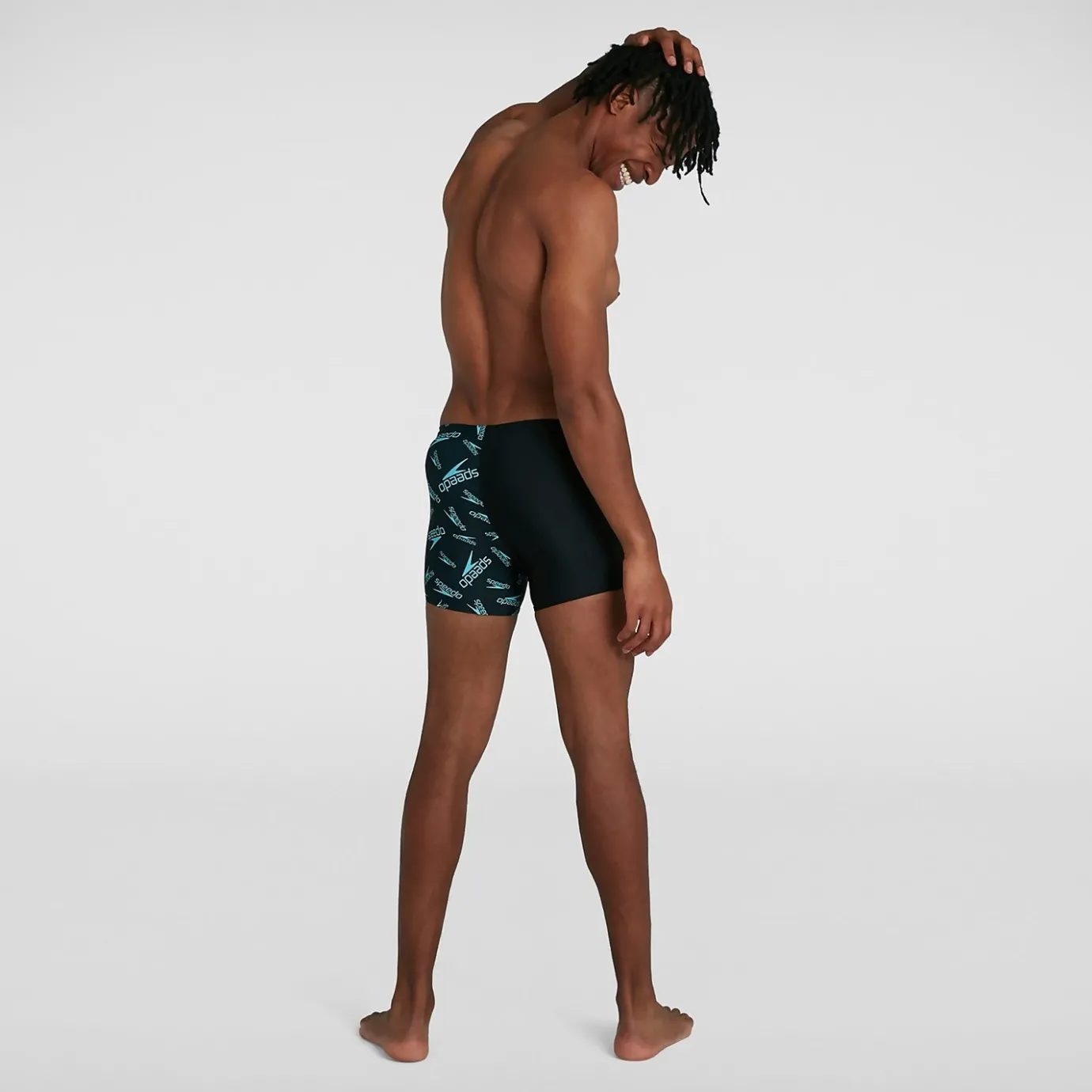 Men's Allover V-Cut Aquashort Black*Speedo Shop