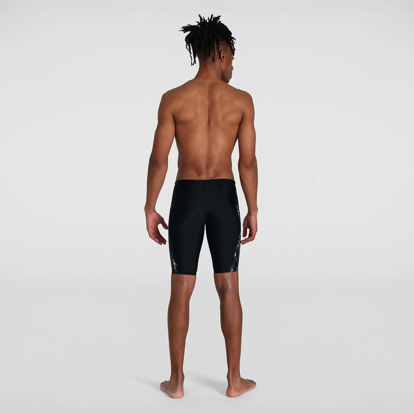 Men's Allover V-Cut Jammer Black/Grey*Speedo Shop