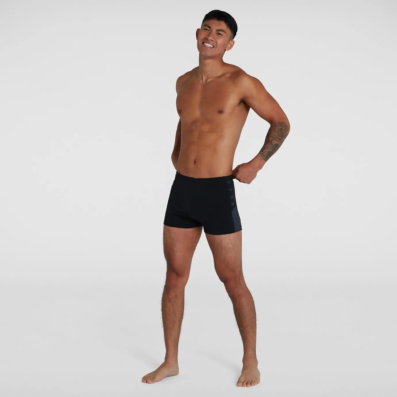 Men's Boom Logo Splice Aquashort Black*Speedo Best Sale