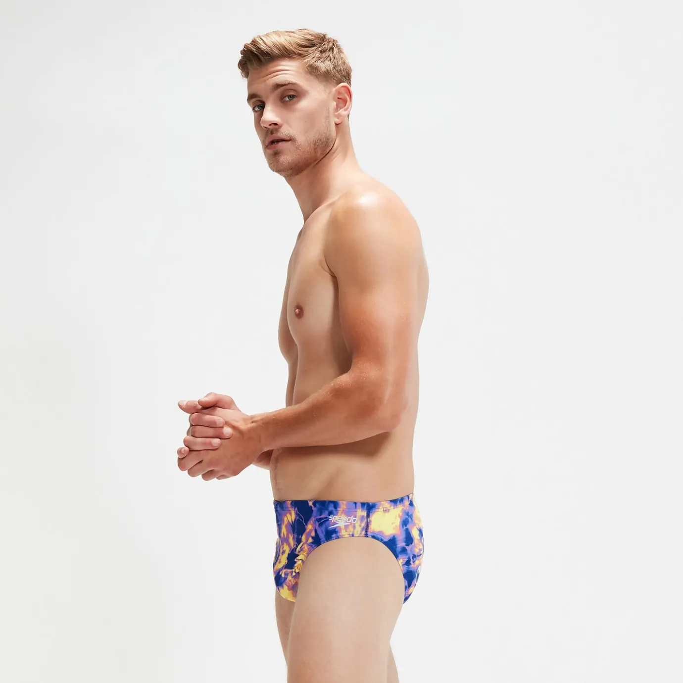Men's 5cm Escape Brief Blue/Lilac*Speedo Shop