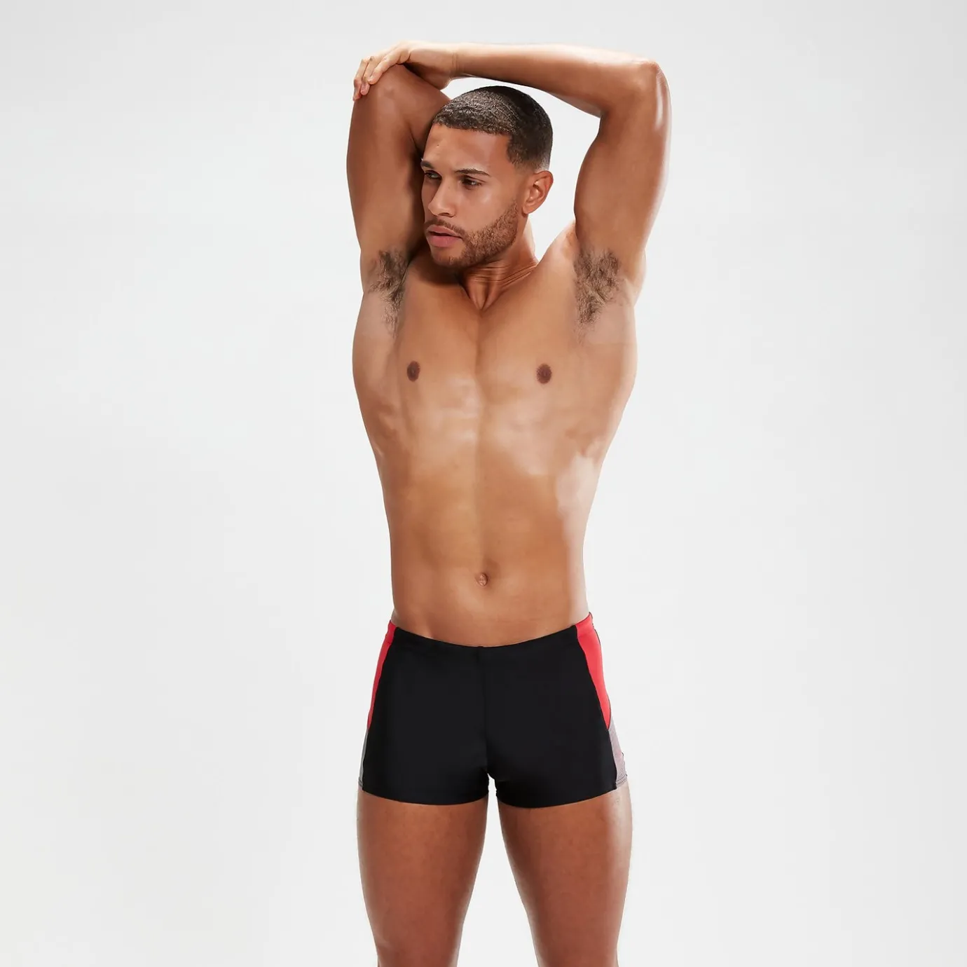 Men's Dive Aquashorts Black/Red*Speedo Outlet