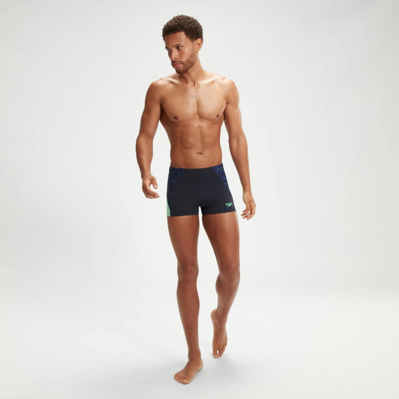Men's Endrance+ Max Splice Aquashort Navy/Green*Speedo Flash Sale