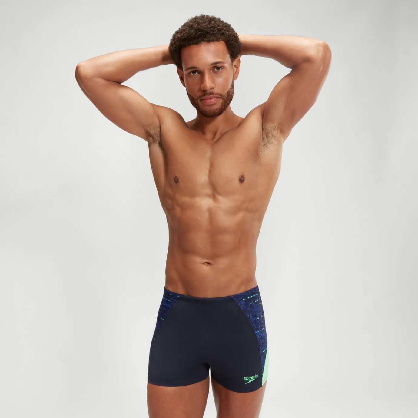 Men's Endrance+ Max Splice Aquashort Navy/Green*Speedo Flash Sale