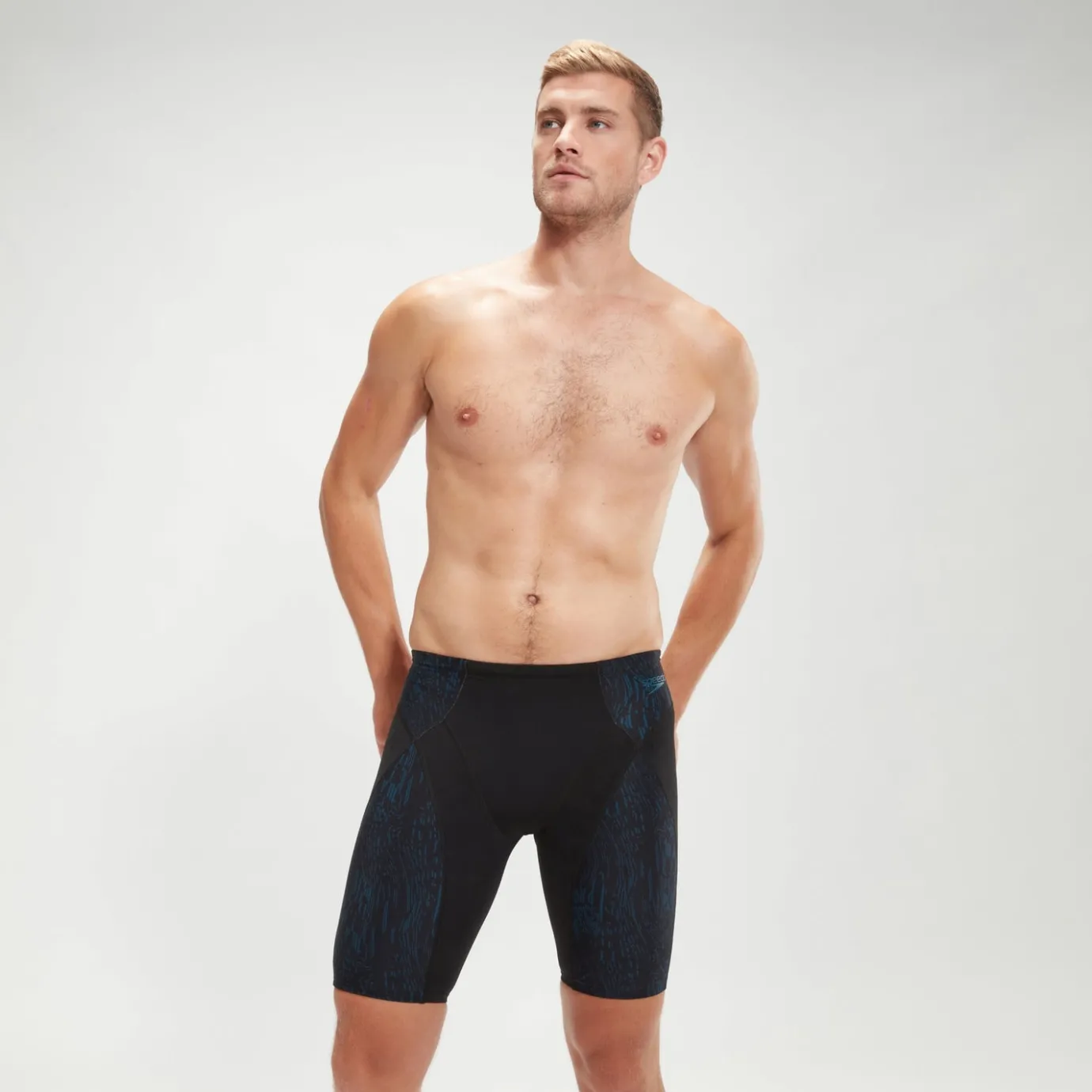 Men's Endurance+ Max Compression Jammer Black/Teal*Speedo Sale