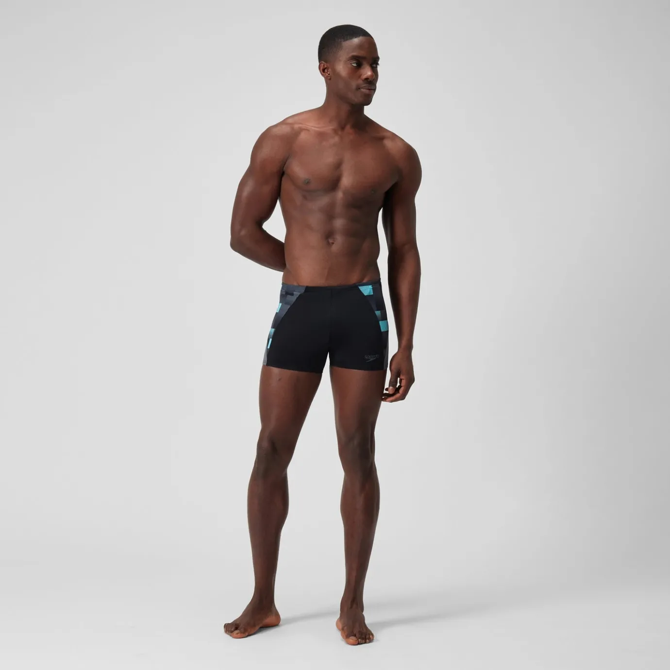 Men's Endurance+ Max Splice Aquashort Black/Grey*Speedo Discount