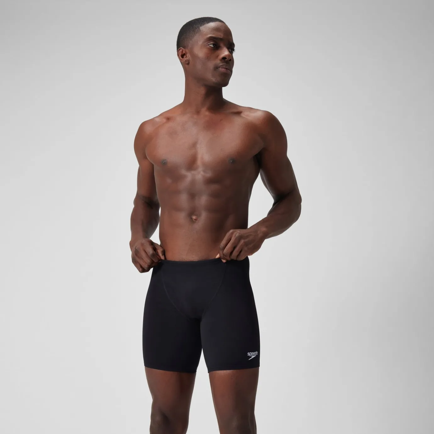 Men's Endurance+ Mid Jammer Black*Speedo Sale