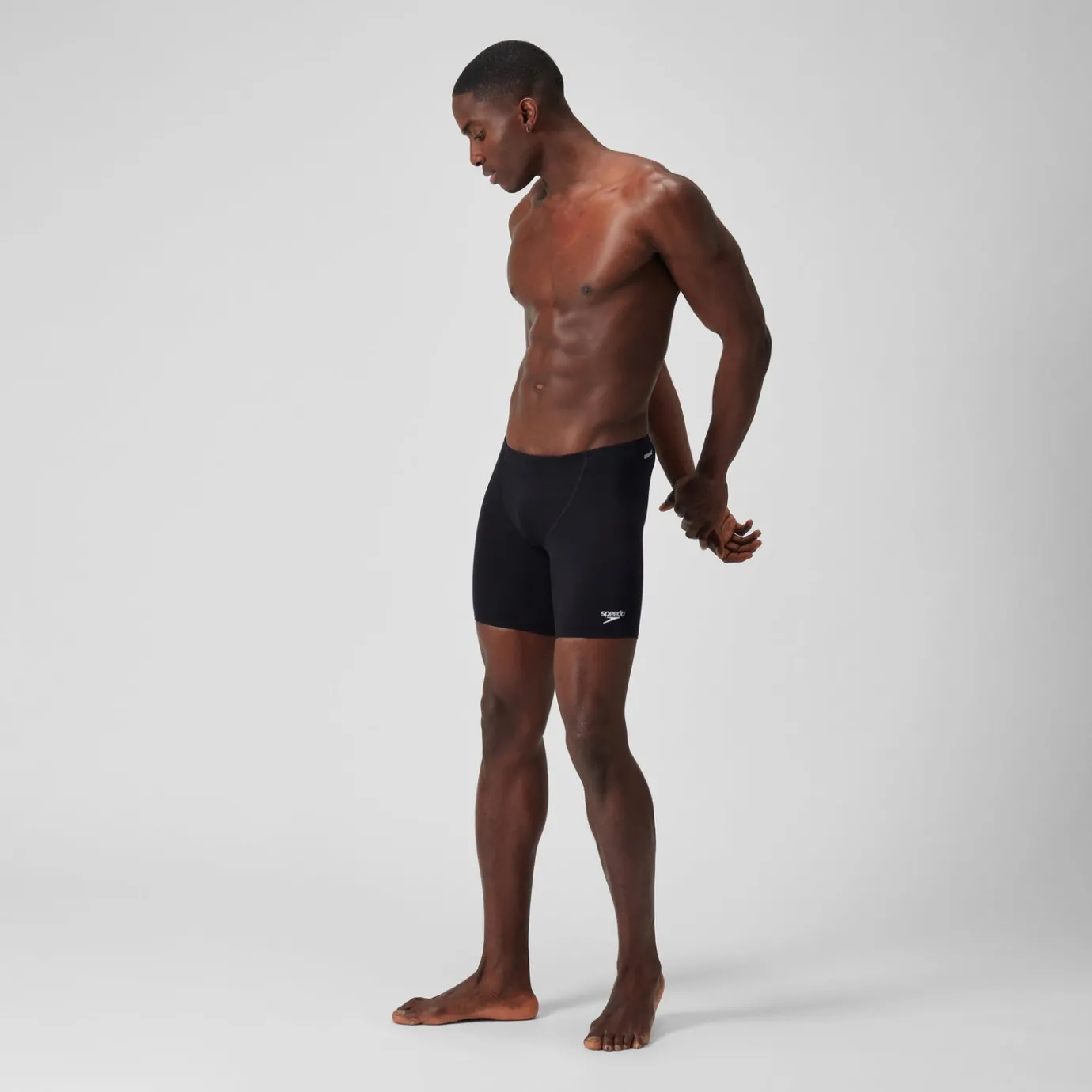 Men's Endurance+ Mid Jammer Black*Speedo Sale