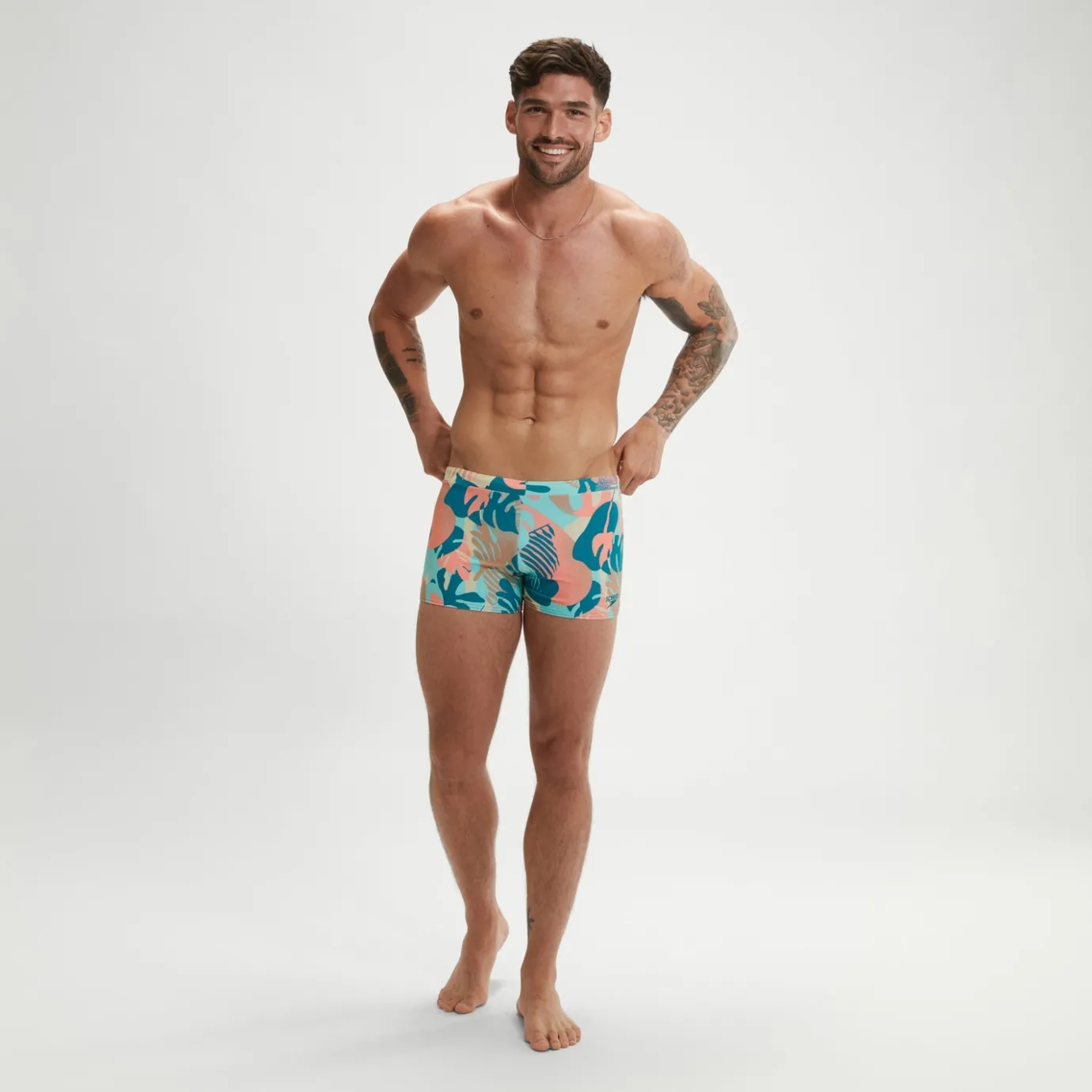 Men's Escape Aquashorts Blue/Pink*Speedo Shop