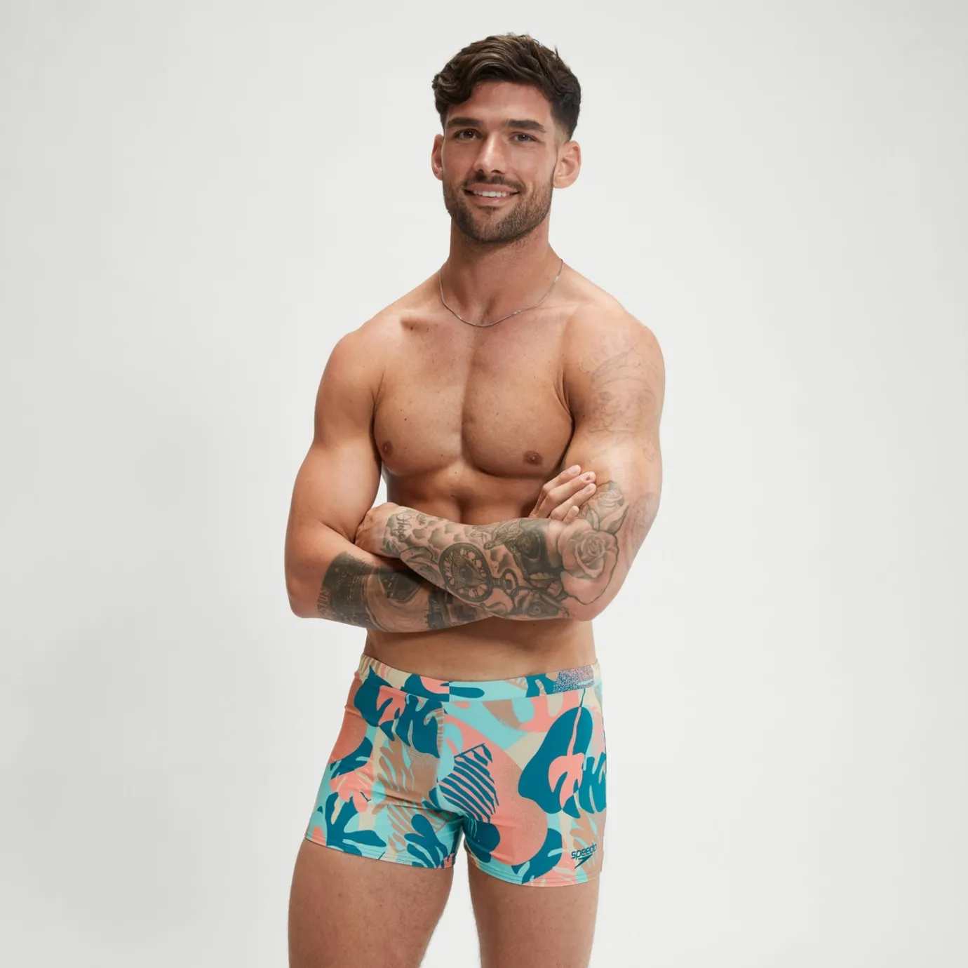 Men's Escape Aquashorts Blue/Pink*Speedo Shop