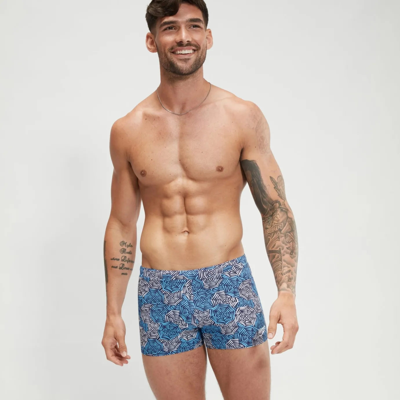 Men's Escape Aquashorts BLue/White*Speedo Clearance
