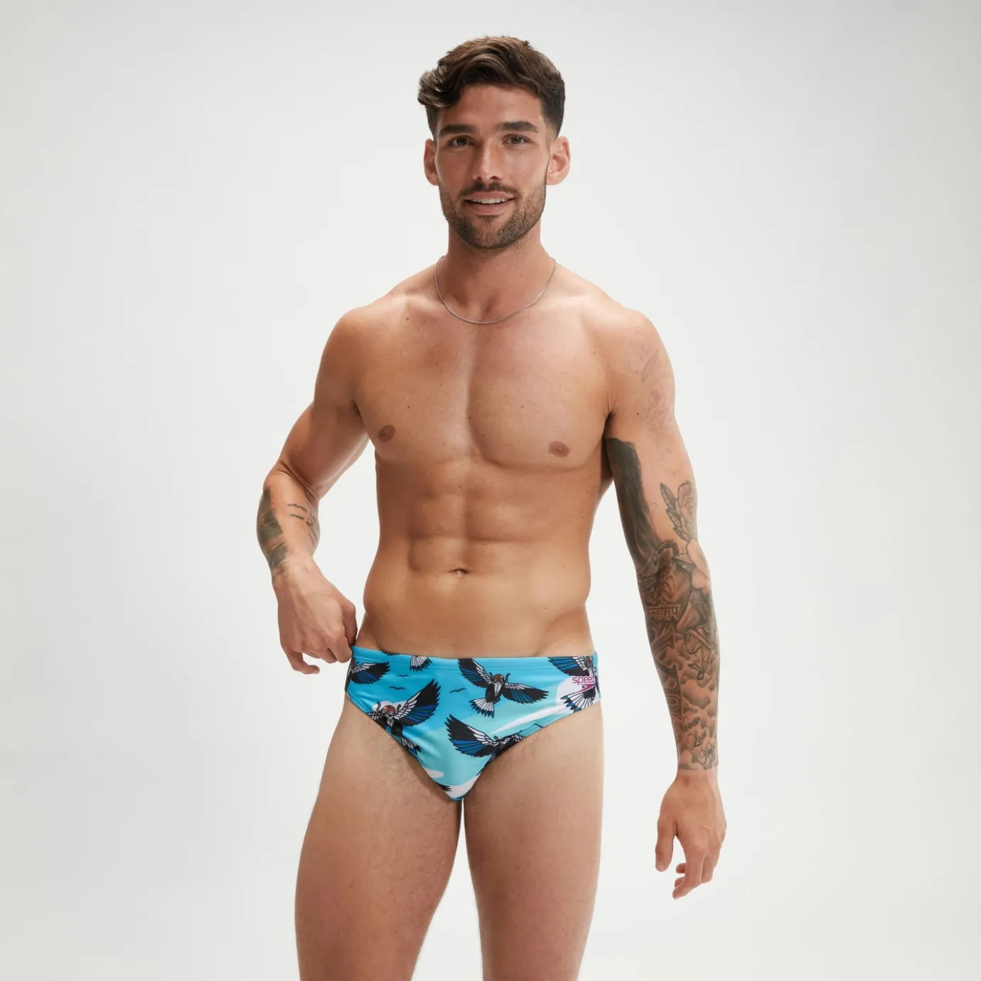Men's Escape 5cm Brief Blue*Speedo Hot