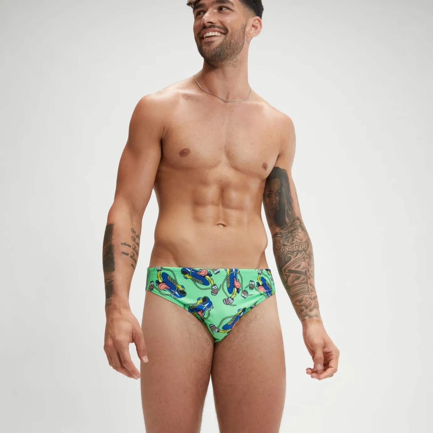 Men's Escape 5cm Brief Green*Speedo Online