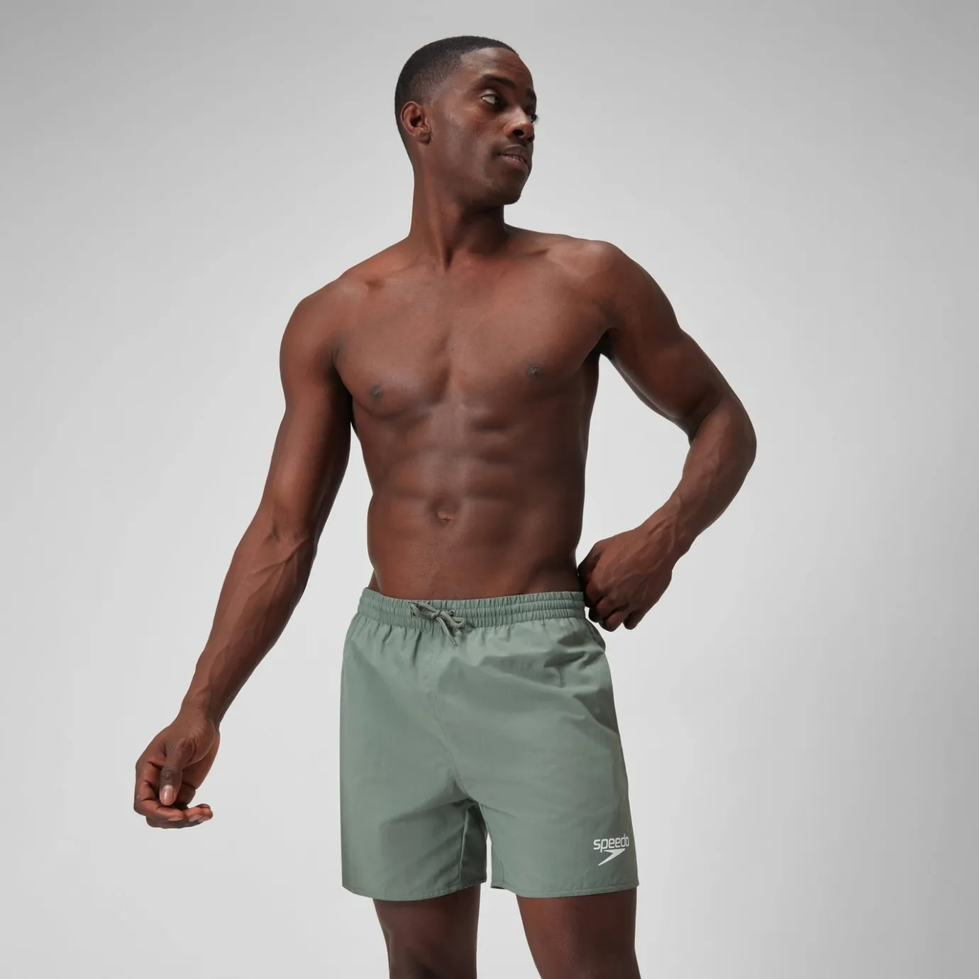 Men's Essential 16" Swim Shorts Green*Speedo Fashion