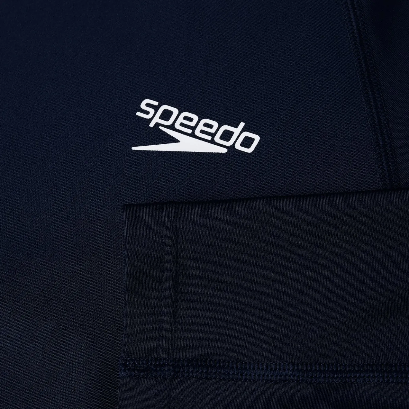 Men's Essential Long Sleeve Rash Top Navy/White*Speedo Shop