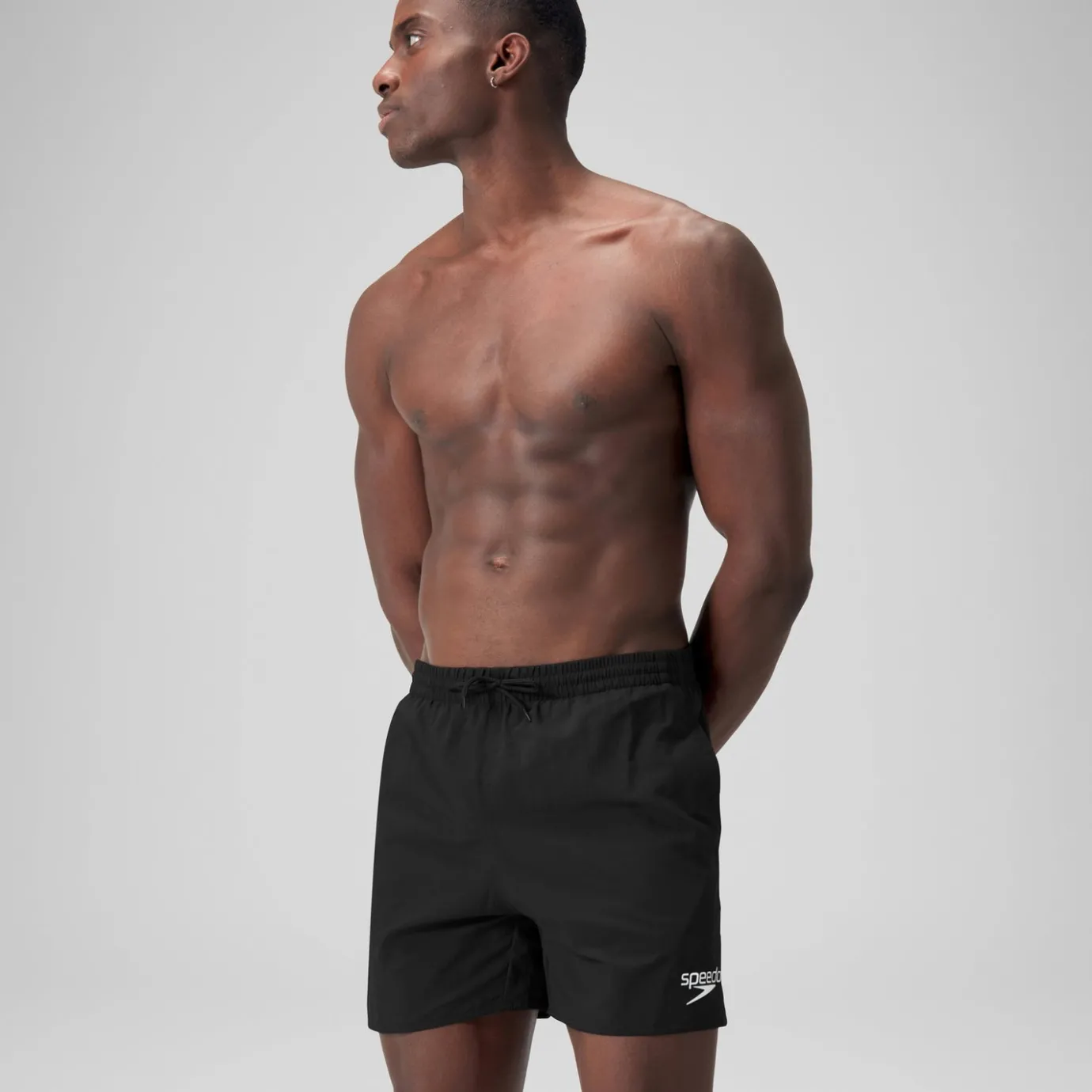 Men's Essentials 16" Swim Short Black*Speedo Best Sale
