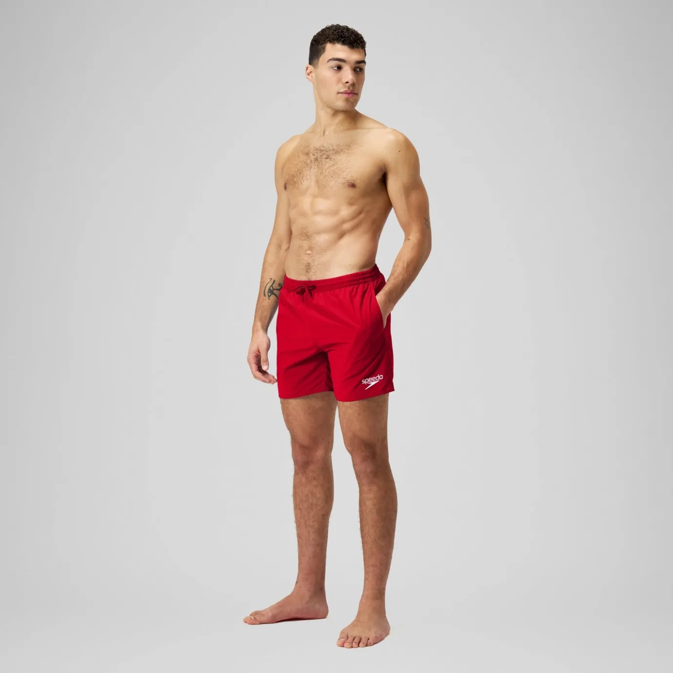 Men's Essentials 16" Swim Short Red*Speedo Fashion