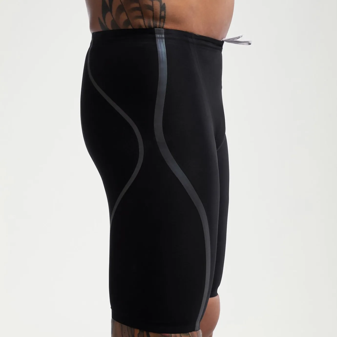 Men's Fastskin LZR Pure Intent 2.0 Backstroke Edition High Waist Jammer Black/Iridescent*Speedo Cheap