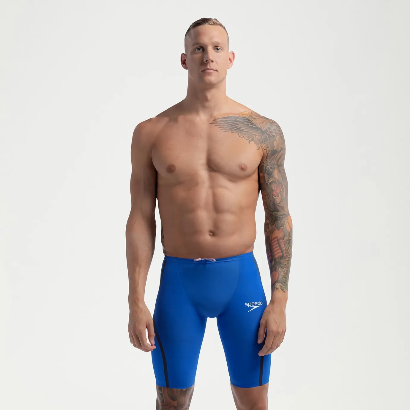 Men's Fastskin LZR Pure Intent 2.0 High Waist Jammer Blue/Iridescent*Speedo Cheap