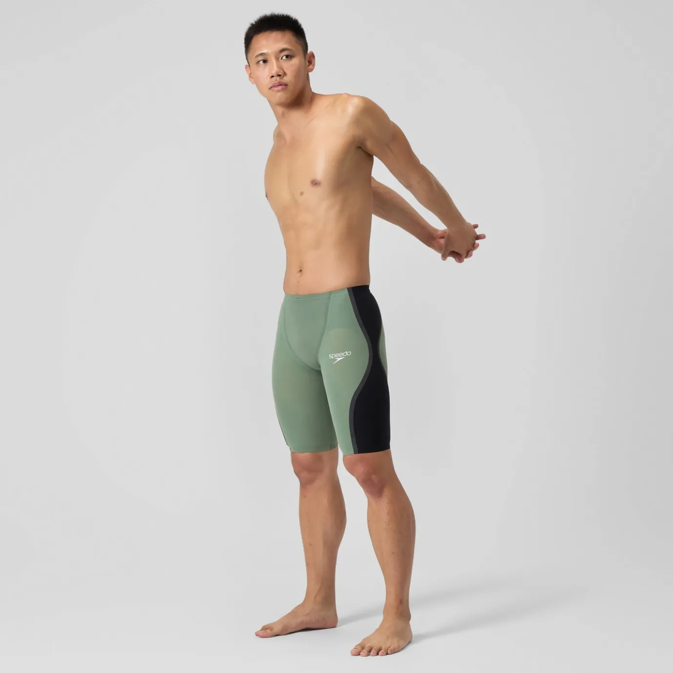 Men's Fastskin LZR Pure Intent 2.0 High Waist Jammer Green/Black*Speedo Best
