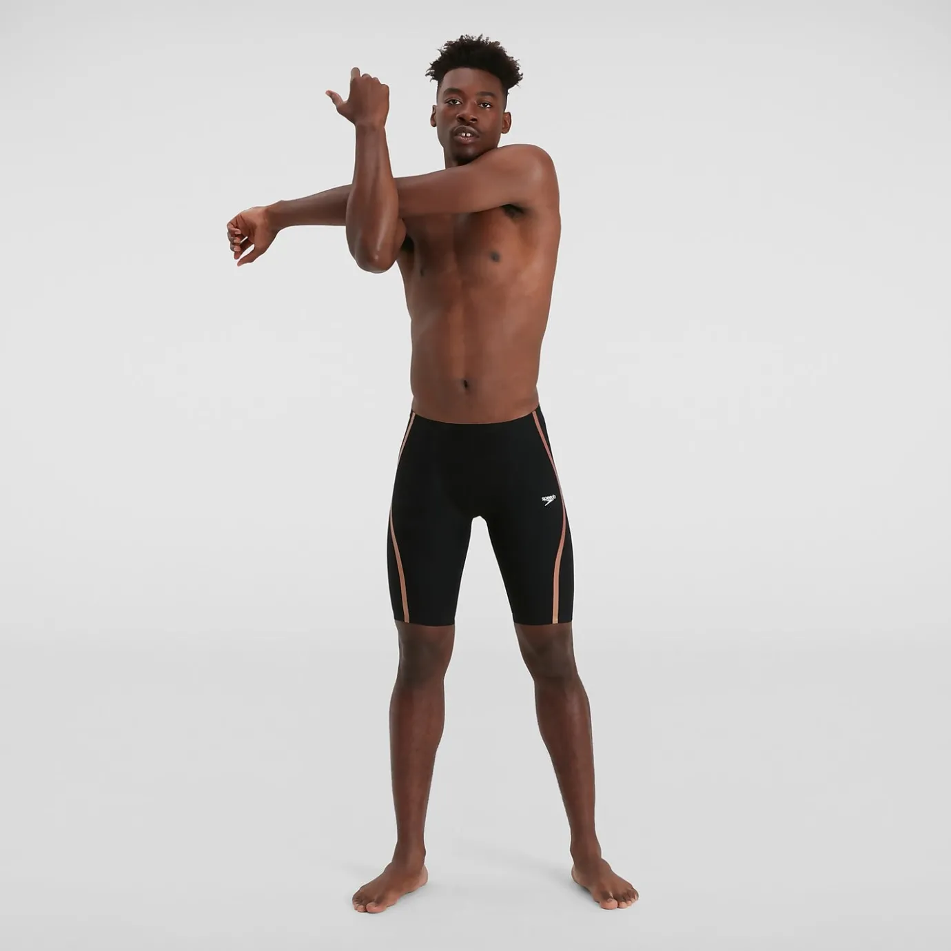 Men's Fastskin LZR Pure Intent Backstroke Edition High Waist Jammer Black*Speedo Flash Sale