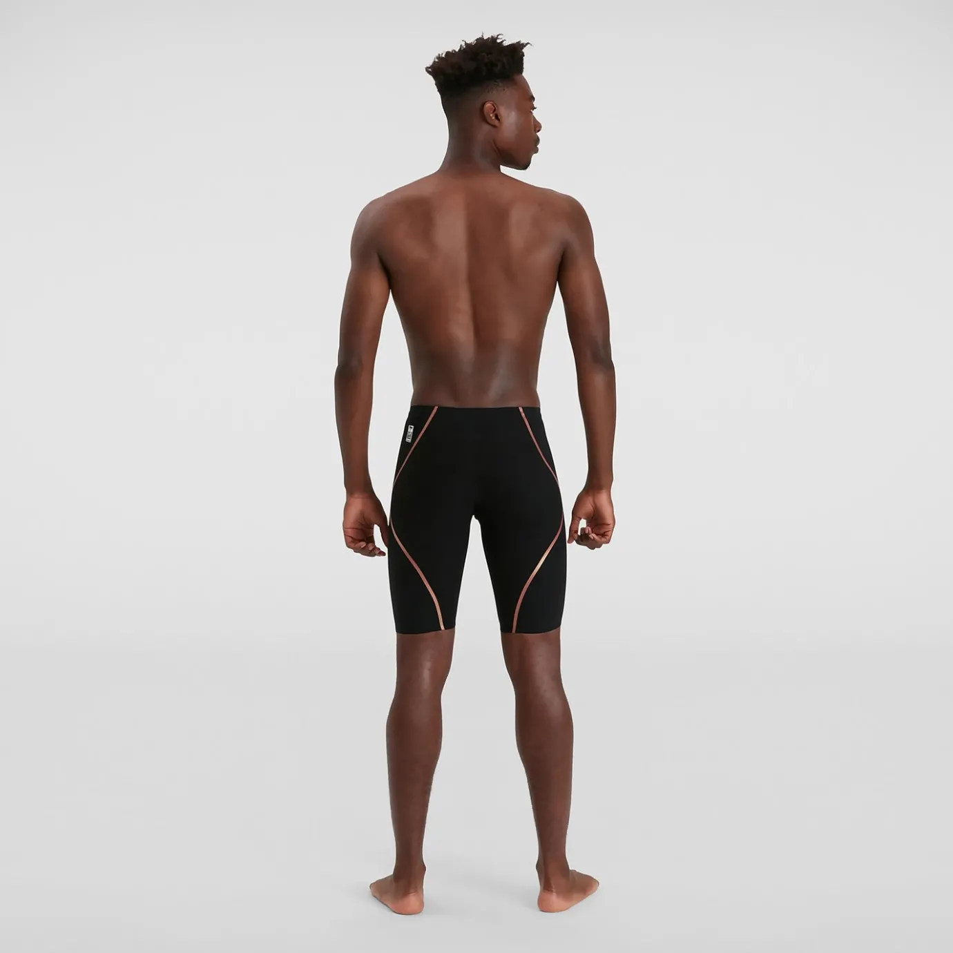 Men's Fastskin LZR Pure Intent Backstroke Edition High Waist Jammer Black*Speedo Flash Sale