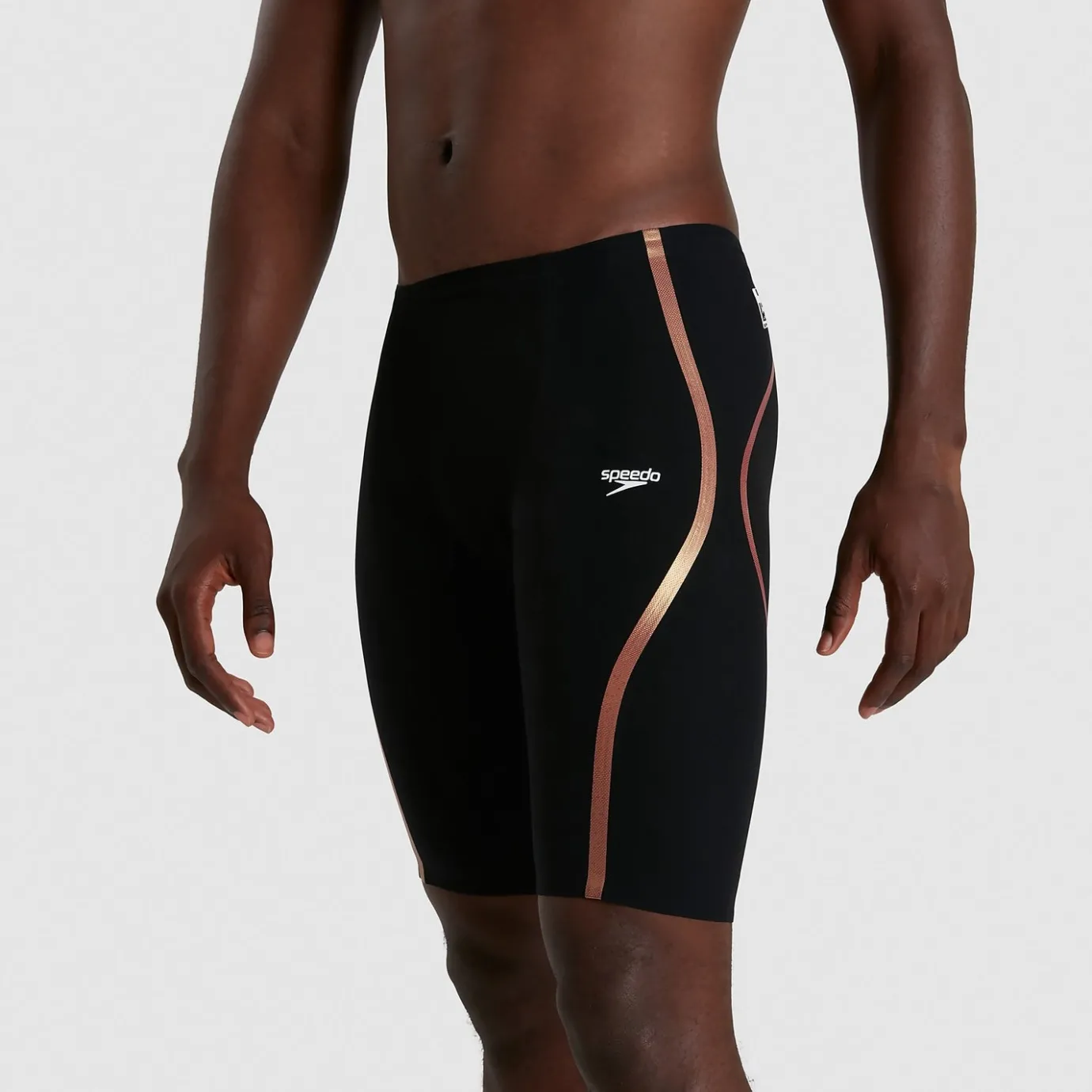Men's Fastskin LZR Pure Intent Backstroke Edition High Waist Jammer Black*Speedo Flash Sale