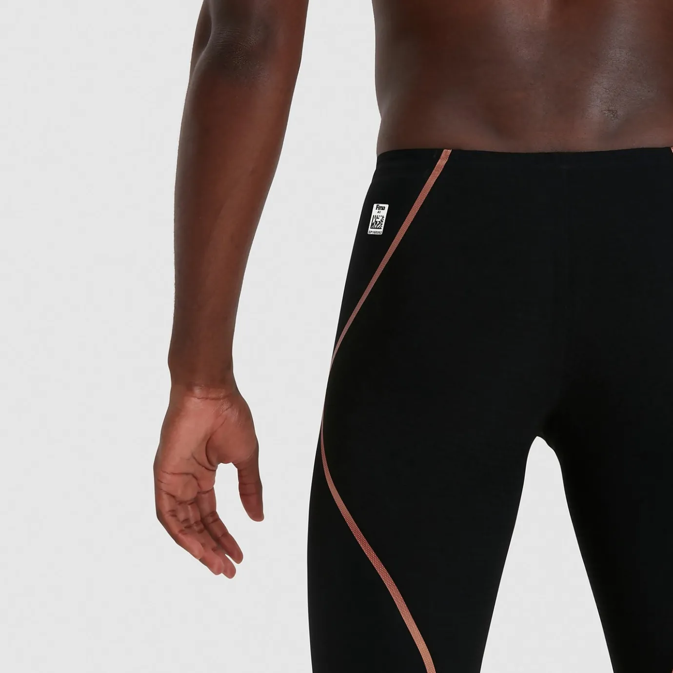 Men's Fastskin LZR Pure Intent Backstroke Edition High Waist Jammer Black*Speedo Flash Sale