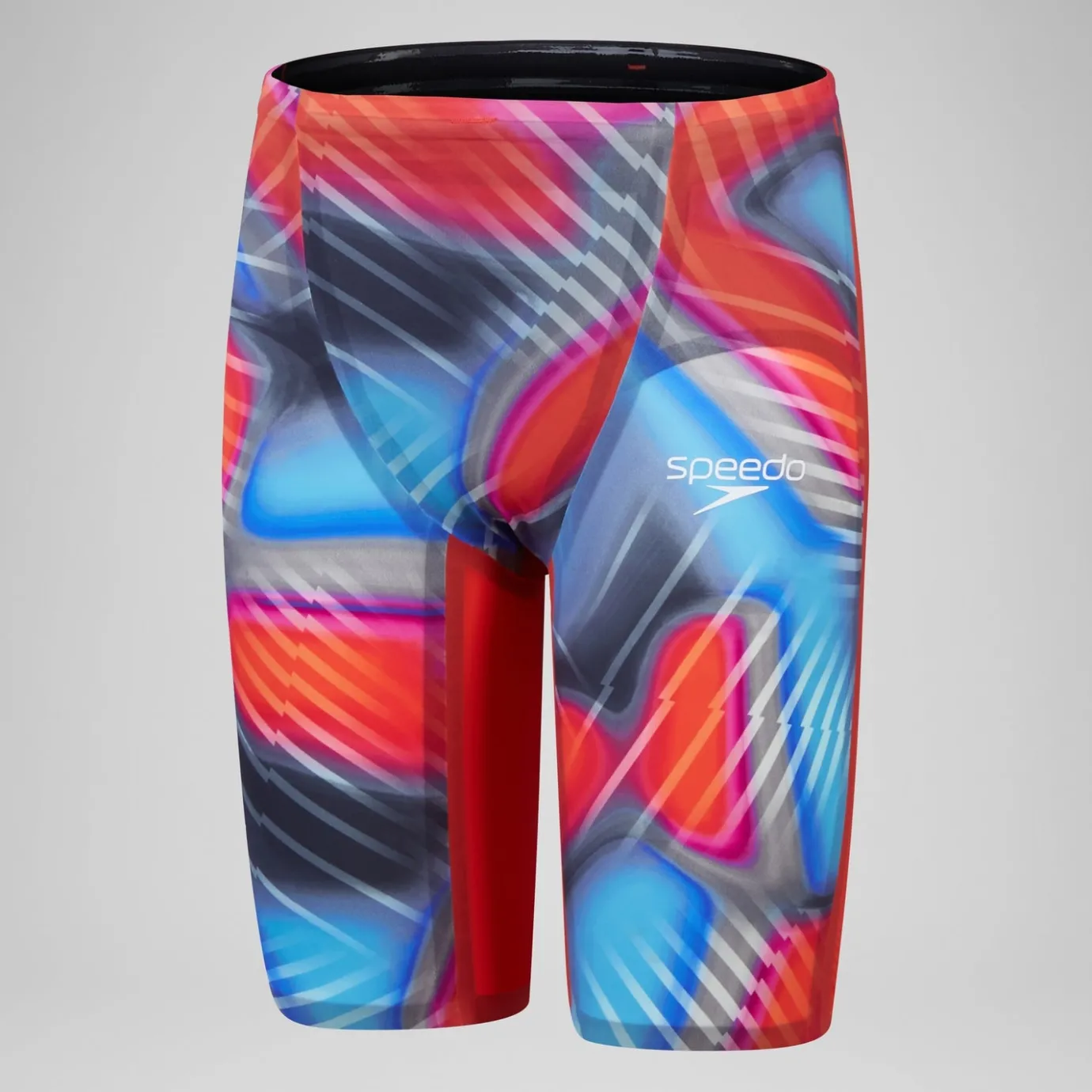 Men's Fastskin LZR Pure Valor 2.0 High Waist Jammer Red/Blue*Speedo Best
