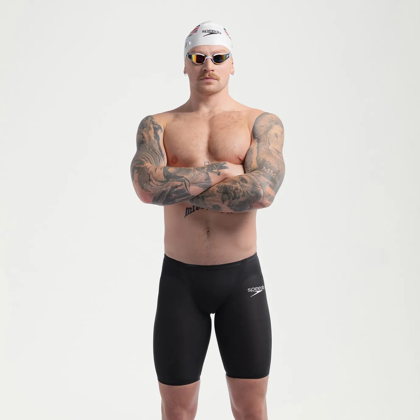 Men's Fastskin LZR Pure Valor 2.0 High Waisted Jammer Black*Speedo Fashion