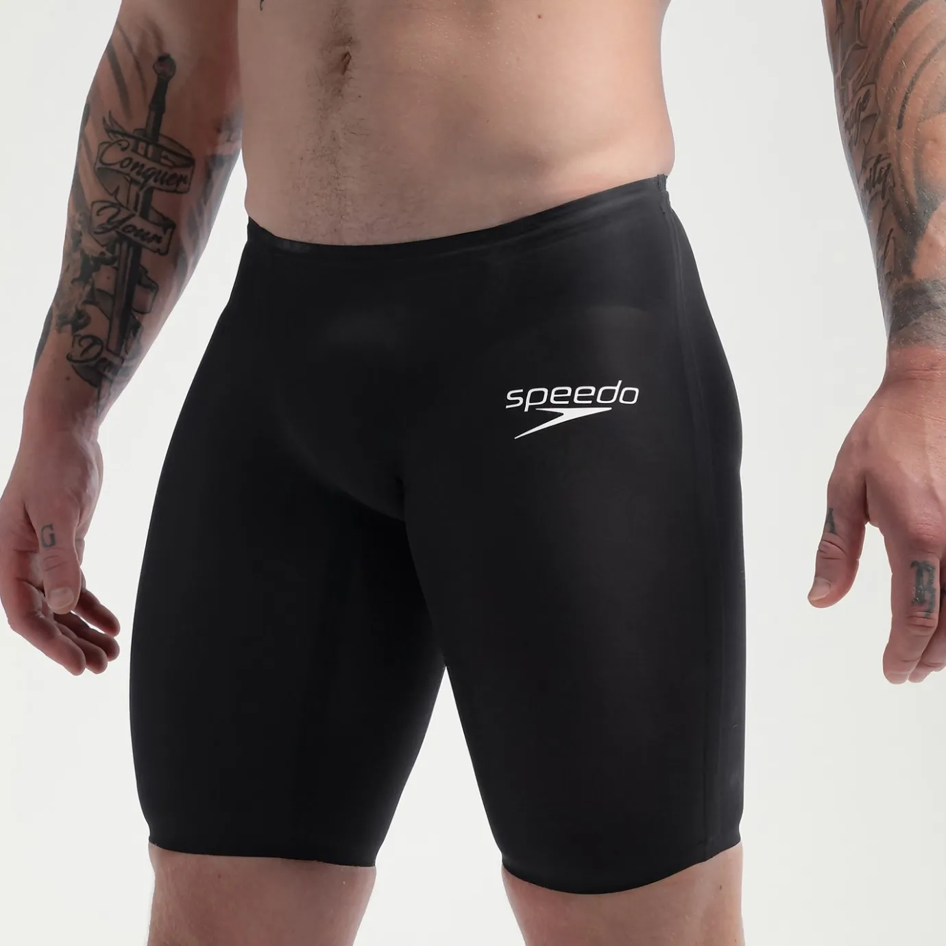 Men's Fastskin LZR Pure Valor 2.0 High Waisted Jammer Black*Speedo Fashion