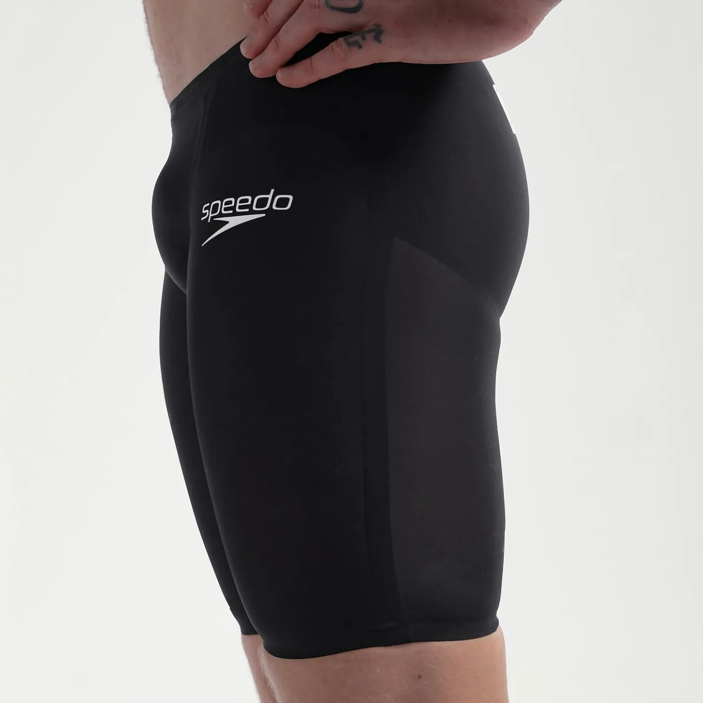 Men's Fastskin LZR Pure Valor 2.0 High Waisted Jammer Black*Speedo Fashion