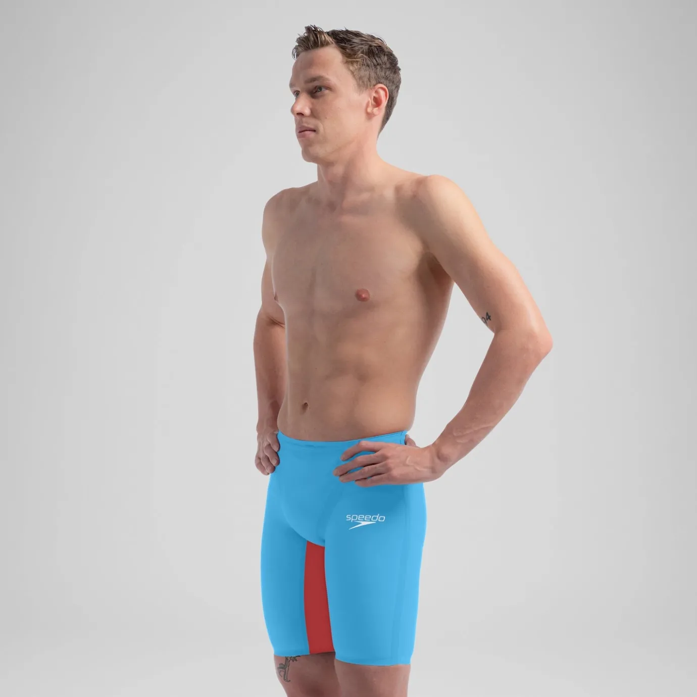 Men's Fastskin LZR Pure Valor 2.0 Jammer Blue/Red*Speedo Fashion