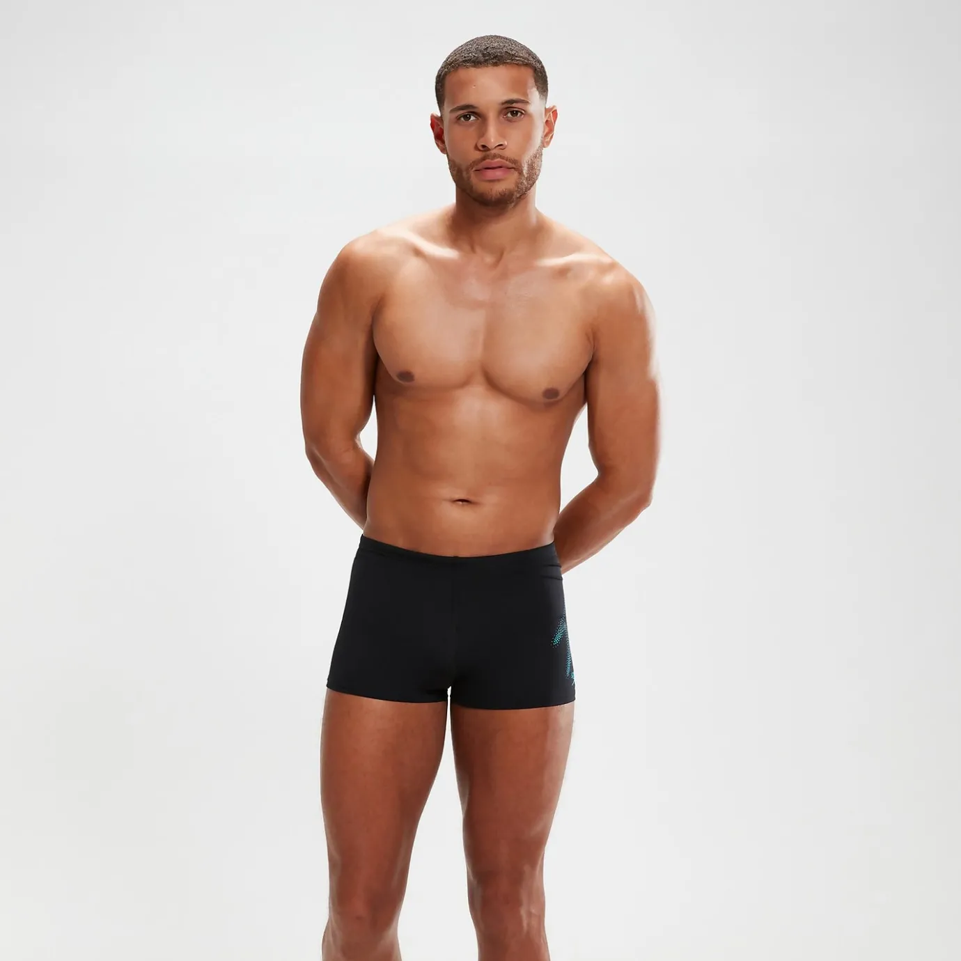 Men's Hyper Boom Placement Aquashorts Black/Bolt*Speedo Store